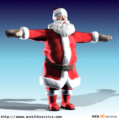 Santa Claus 3d model - click to buy