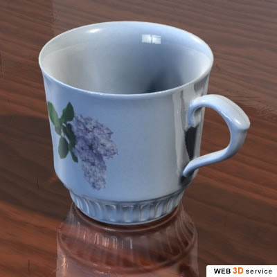 Photorealistic cup 3d model collection - click to buy